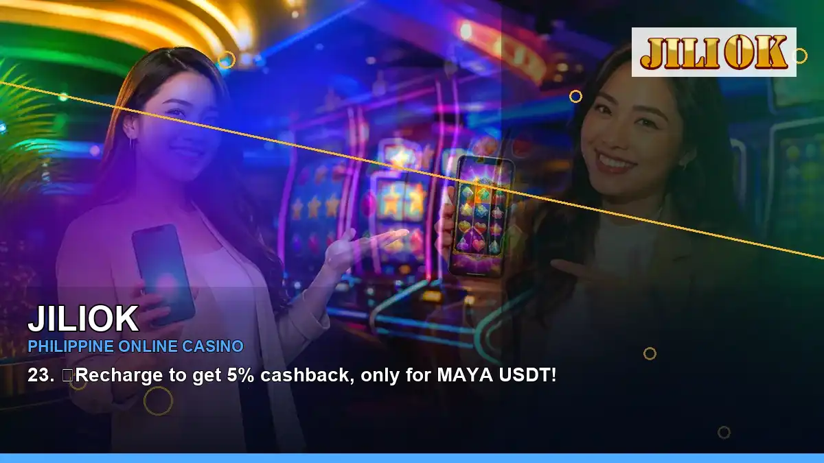 JILIOK gold jackpot slot games featuring an adult Filipina casino host with a left close-up composition