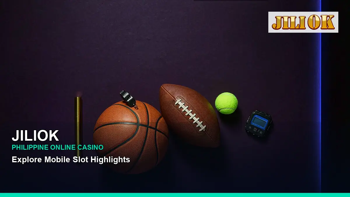 JILIOK online sports betting featuring a Philippine casino game interface with a equipment flatlay composition — view 2